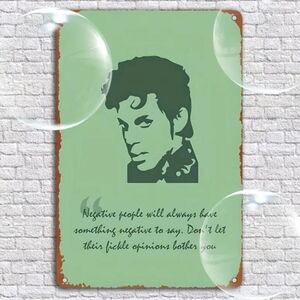 Boutique Prince The Artist Tin Sign 💚